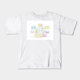 Northern Ireland funny sayings and food illustration Kids T-Shirt